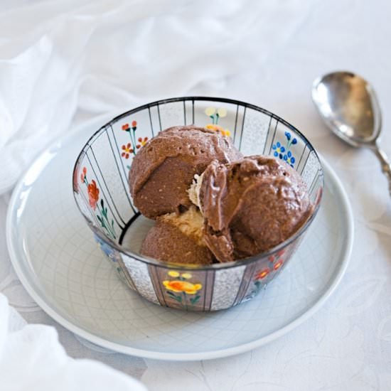 Healthy Coconut Chocolate Ice Cream
