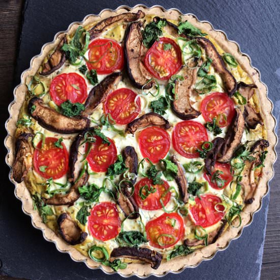 vegan quiche lorraine
