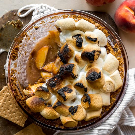 Bonfire Peach Pie