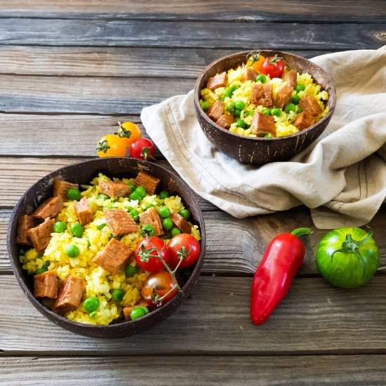 Easy Vegan Fried Rice