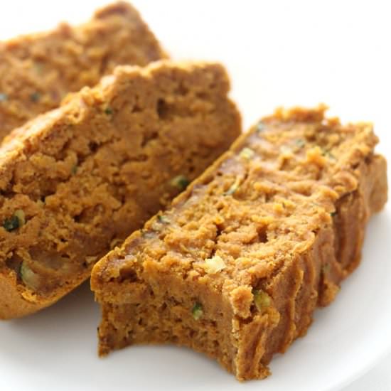 GF/V Pumpkin Zucchini Bread