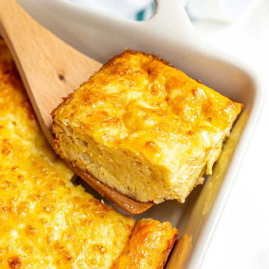 Cheesy Baked Eggs