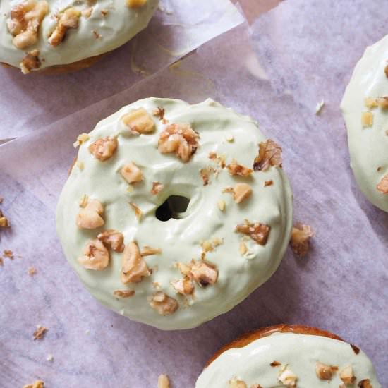 Baked Banana Doughnuts