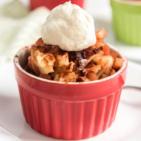 Skinny Crustless Apple Pie