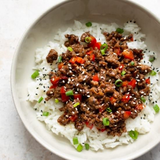 easy beef bowls