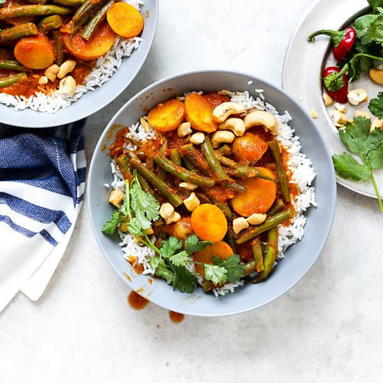 Potato and Green Bean Curry