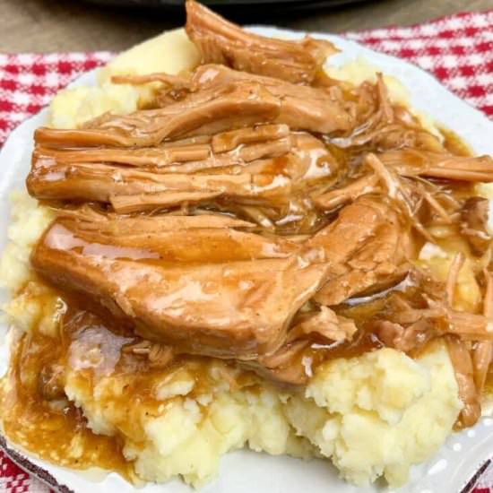 Slow Cooker Pork Chops and Gravy