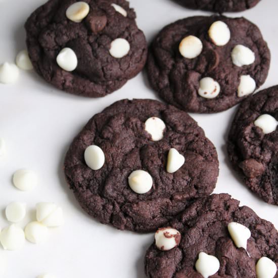 Triple Chocolate Cookies