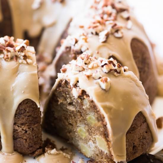 Caramel Apple Bundt Cake