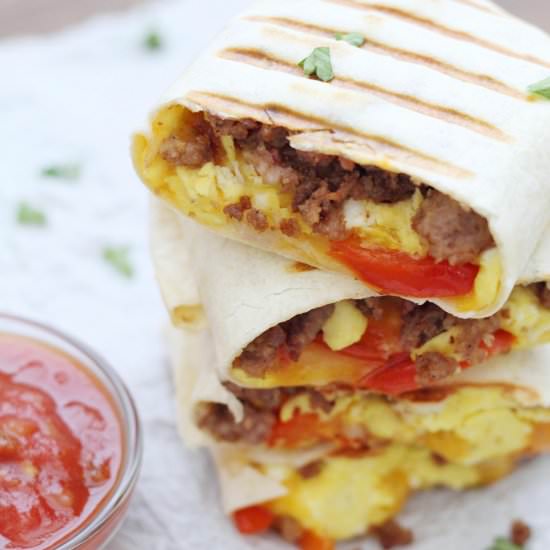 Loaded Breakfast Burrito
