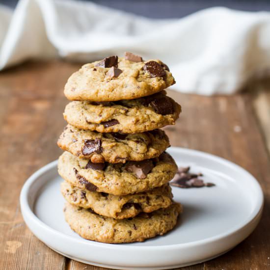 Peanut Butter Chocolate Chip Cookie
