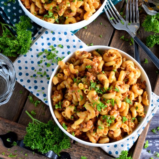 Homemade Hamburger Helper