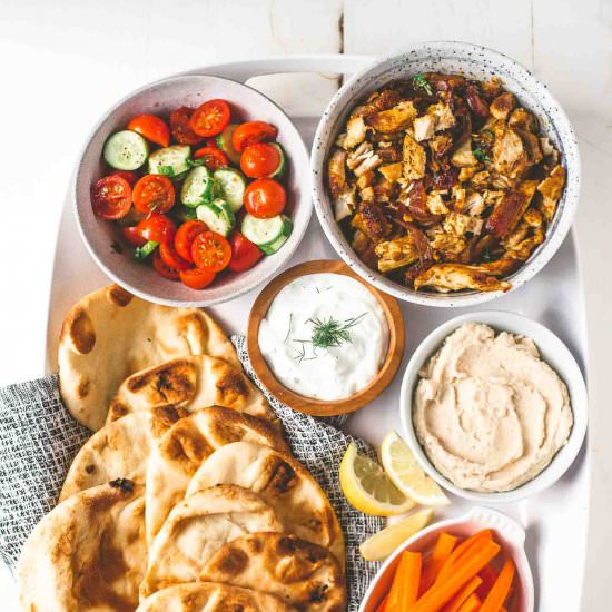 Sheet Pan Chicken Shawarma