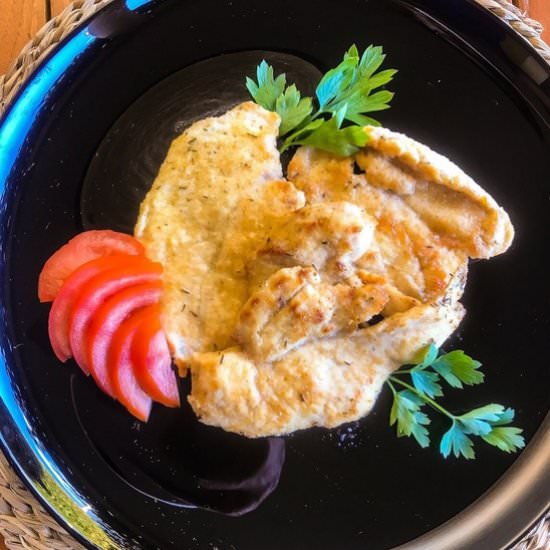 Moist and tender chicken breasts