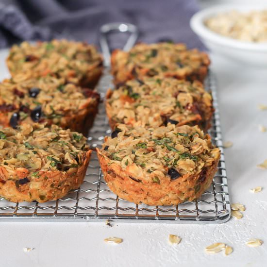 Savory Oatmeal Muffins