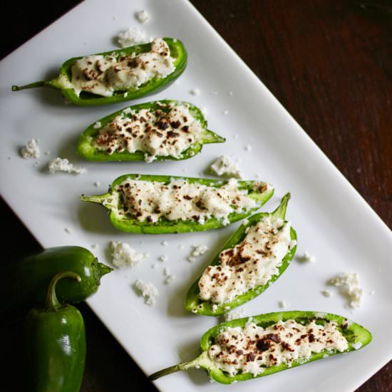 Goat Cheese Jalapeño Poppers