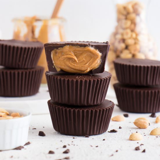 Dark Chocolate Peanut Butter Cups