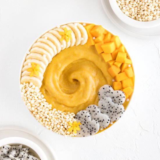 Mango Banana Smoothie Bowl