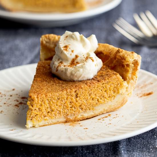 Pumpkin Pie with Coconut