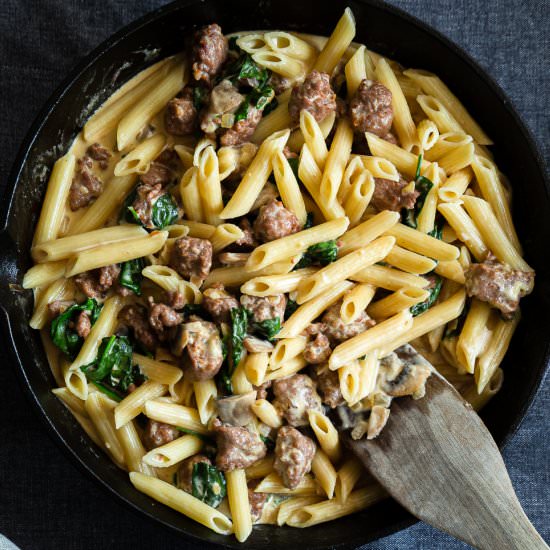 Creamy Italian Sausage Pasta