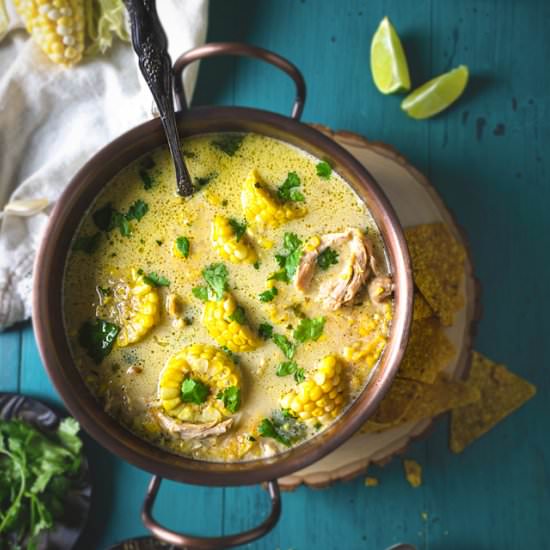 Peruvian Chicken Corn Chowder