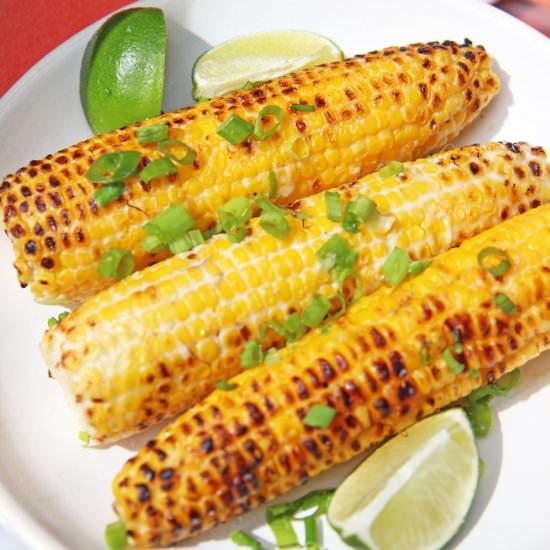 Grilled Cambodian Street Corn