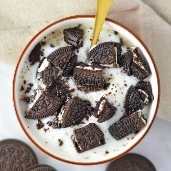 Cookies and Cream Oatmeal