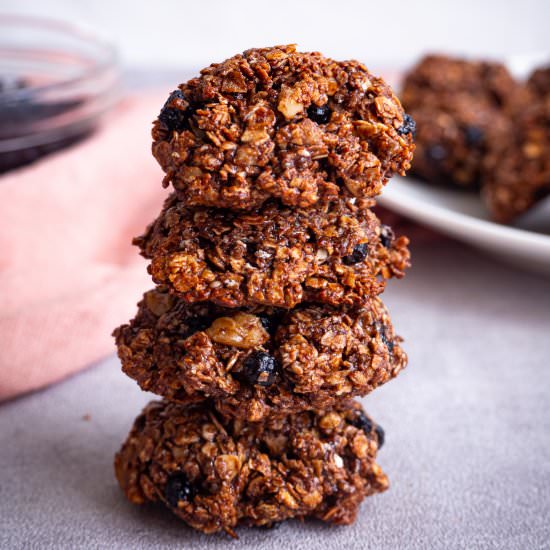 Healthy Chocolate Oatmeal Cookies