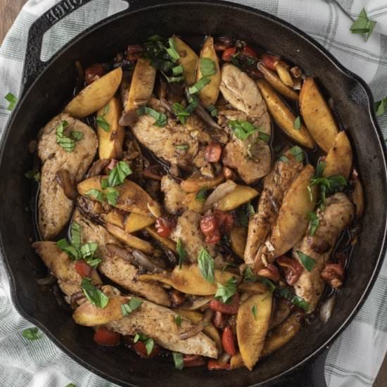 Balsamic Peach Chicken