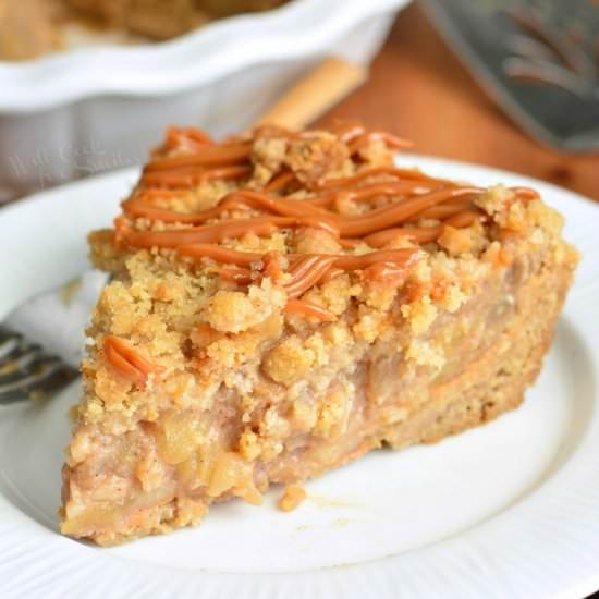 Caramel Apple Pie With Cookie Crust