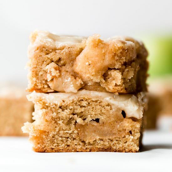 Brown Butter Apple Blondies