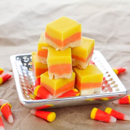 Candy Corn Fudge