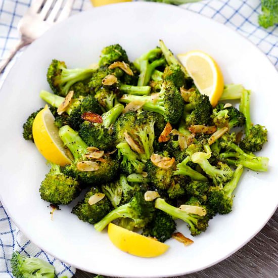 Roasted Broccoli with Garlic