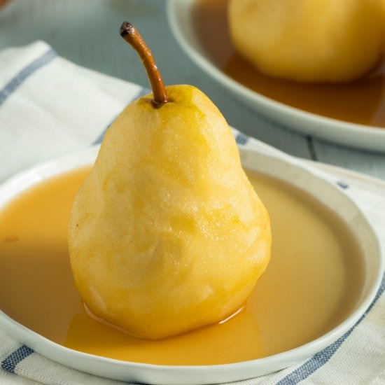 Vanilla Poached Pear Recipe
