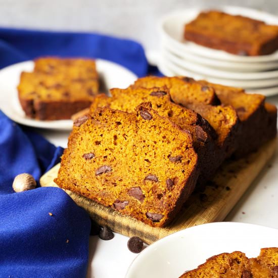 Chocolate Chip Pumpkin Bread