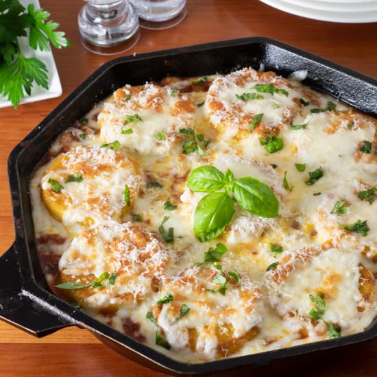 Skillet Italian Sausage and Polenta