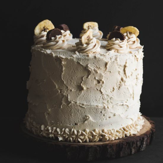 Chocololate PB Banana Cake