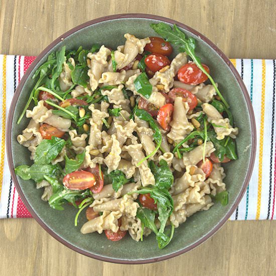 Whole Grain Trumpets with Tomatoes