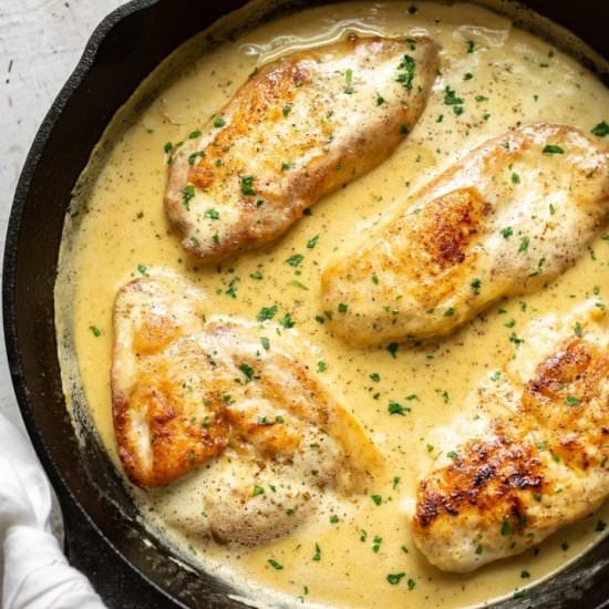 creamy honey mustard chicken