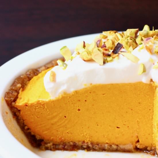 No-Bake Vegan Pumpkin Pie