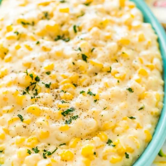 Crockpot Cheesy Corn