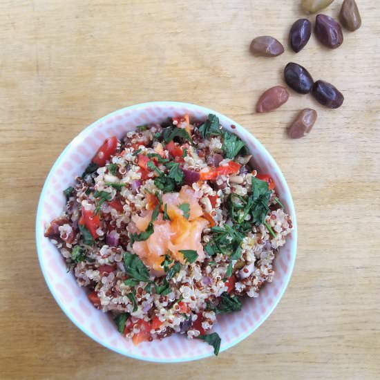 Quinoa Salmon Salad