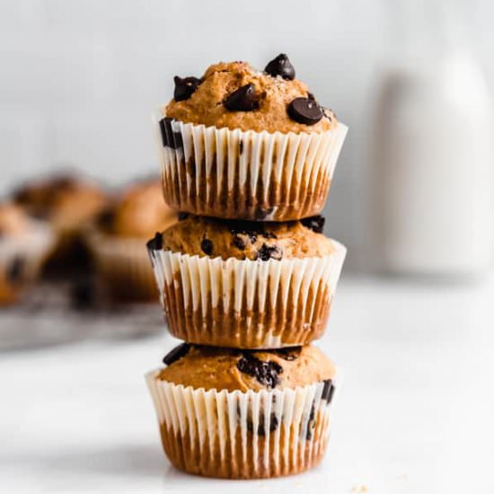 Pumpkin Chocolate Chip Muffins
