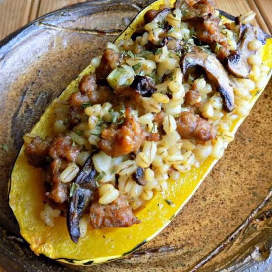 Stuffed Delicata Squash