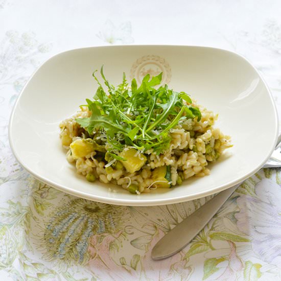 Green Veggie Risotto