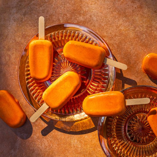 Thai Tea Popsicles