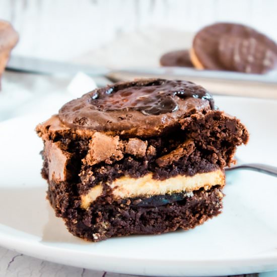 Jaffa Cake Brownies