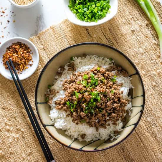 Easy Korean Beef Bowl