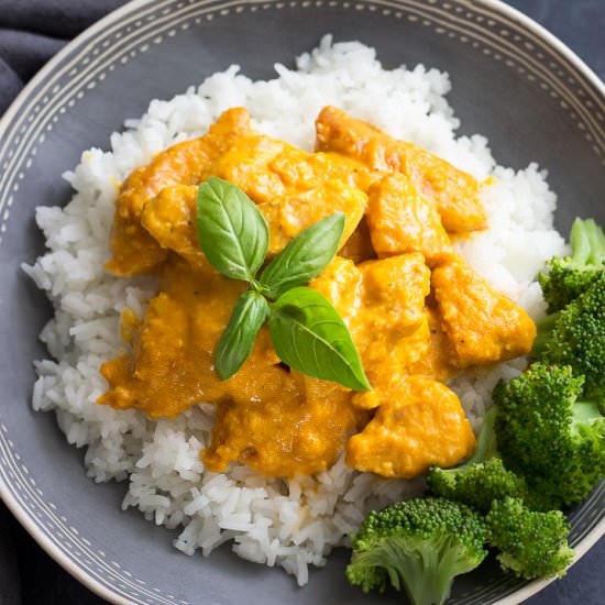 Pumpkin Chicken Curry