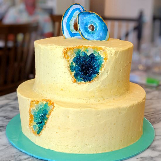 Vanilla and Mango Cake